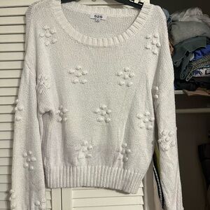 525 America Women's Textured White Sweater